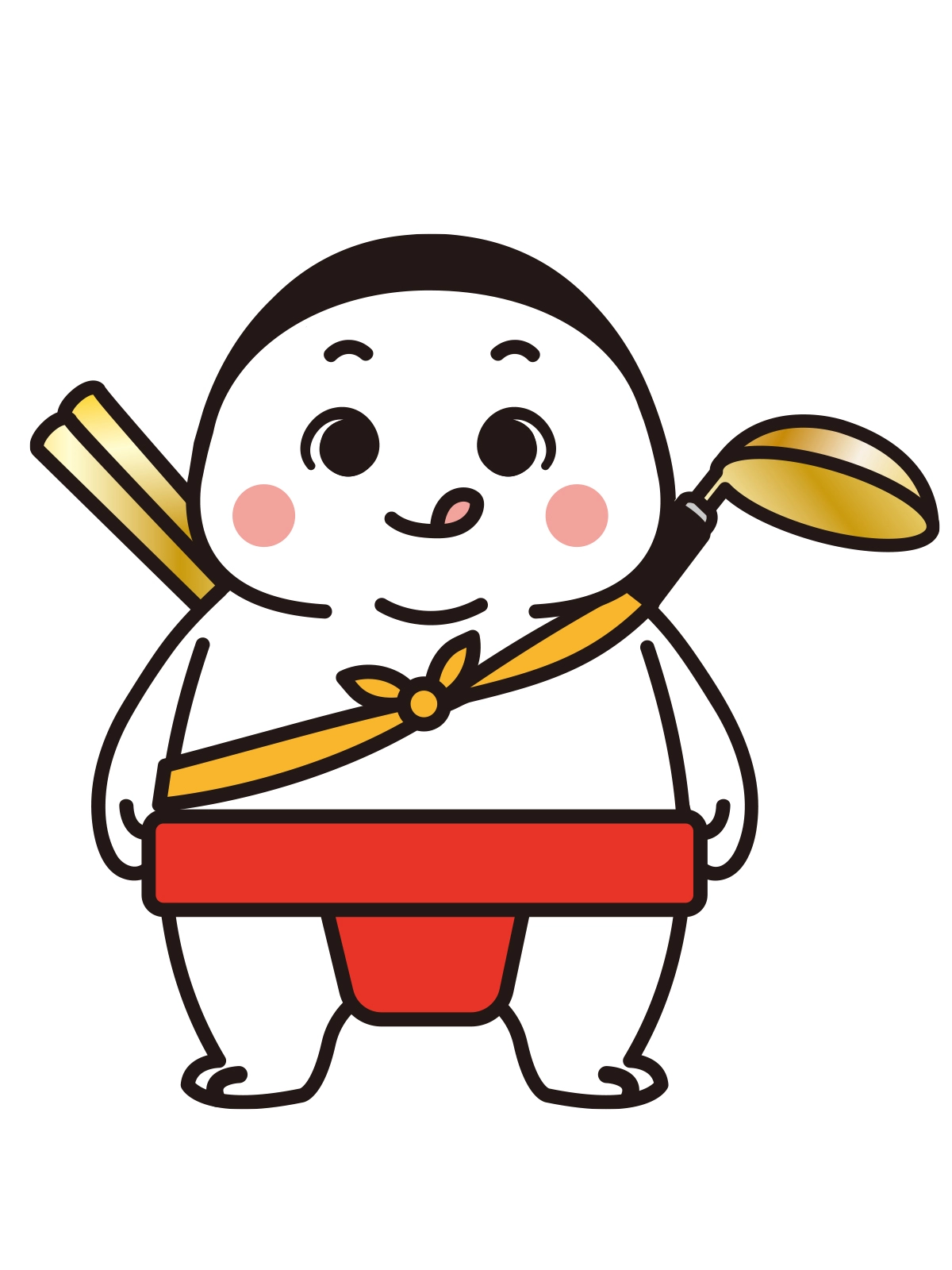 ちゃんこのキャラクターイラスト